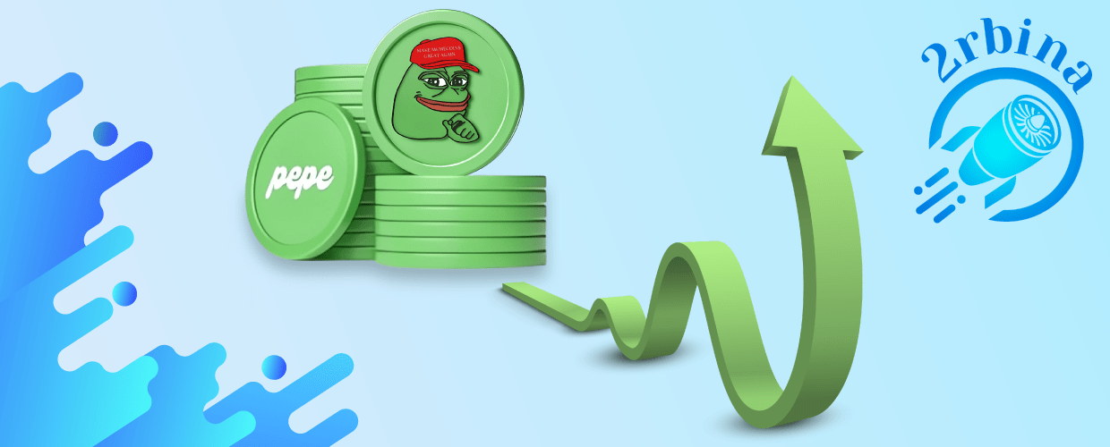 Мемкоин PEPE добавлен в листинг сервиса 2rbina